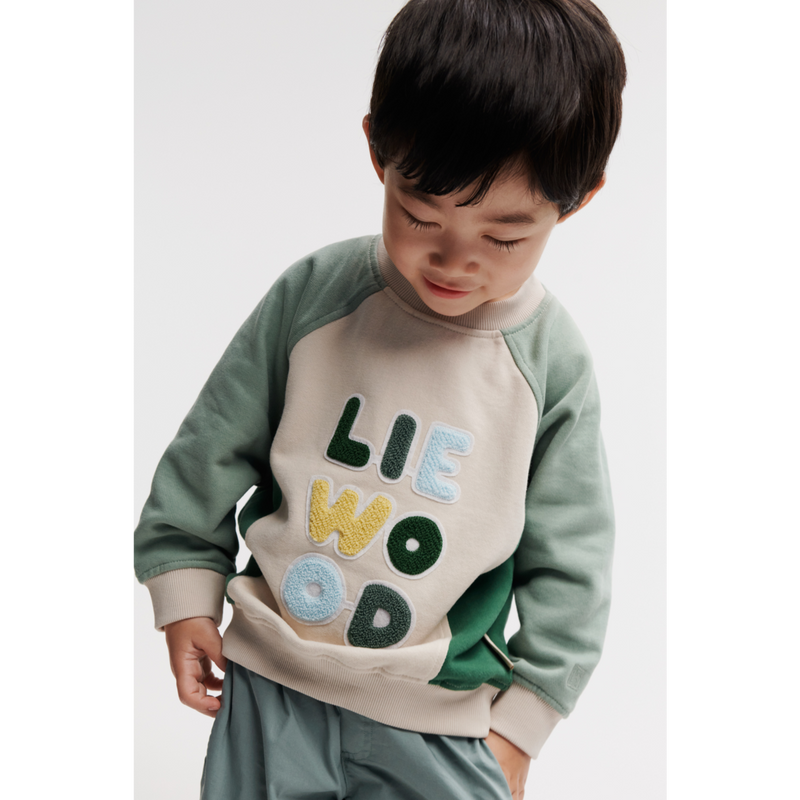 Liewood AUDE Placement Sweatshirt - Liewood peppermint / Sandy - Sweatshirts