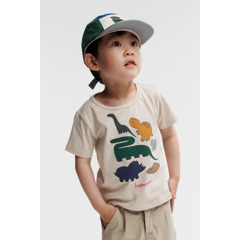 Liewood APIA T-Shirt mit Motiv - Dinosaurs / Sandy - T-shirt