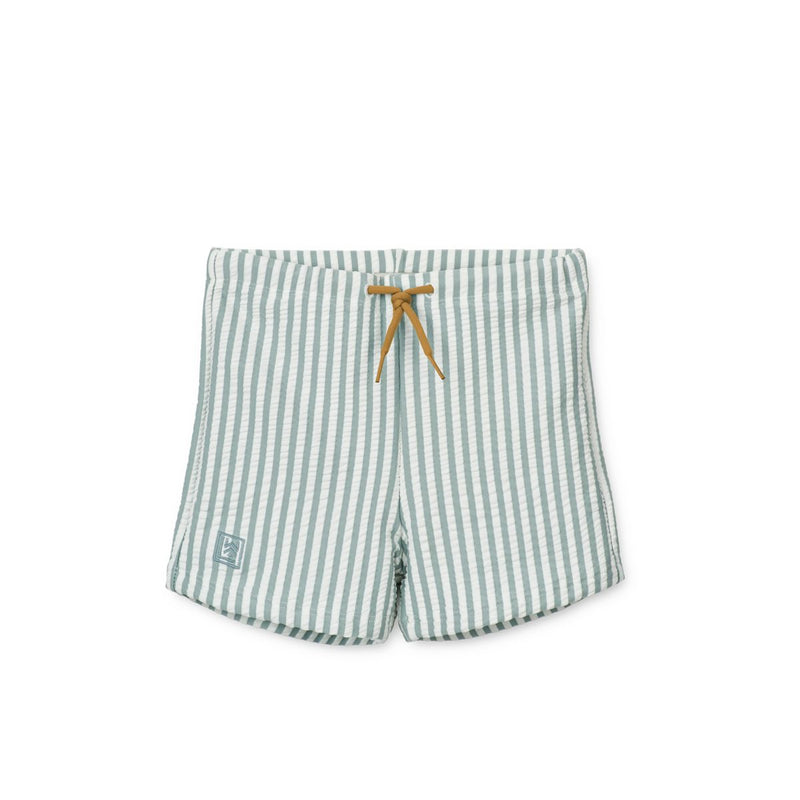 Liewood Otto Badehose - Y/D stripe: Sea blue/white - Badehose