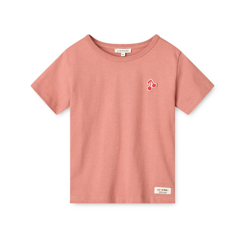 Liewood APIA Kurzarm T-Shirt - Dusty raspberry - T-shirt