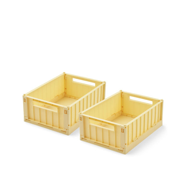 Liewood Weston Aufbewahrungsbox Klein 2er-Pack - Lemonade - Aufbewahrungsbox