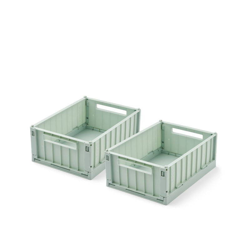 Liewood Weston Aufbewahrungsbox Klein 2er-Pack - LIght Peppermint - Aufbewahrungsbox