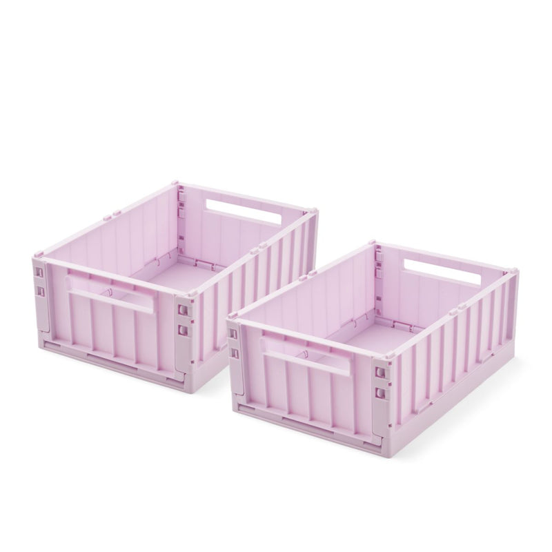 Liewood Weston Aufbewahrungsbox Medium 2er-Pack - Light lavender - Aufbewahrungsbox