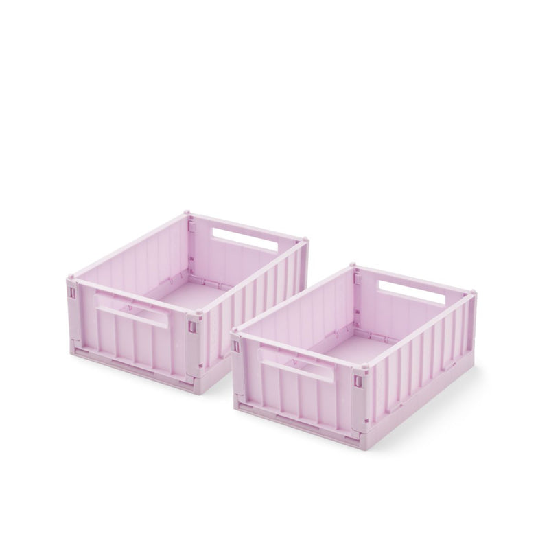 Liewood Weston Aufbewahrungsbox Klein 2er-Pack - Light lavender - Aufbewahrungsbox