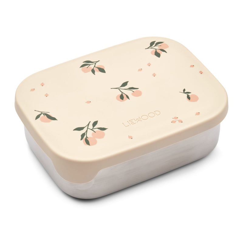 Liewood Arthur bedruckte Lunchbox - Peach / Sea shell mix - Brotdose