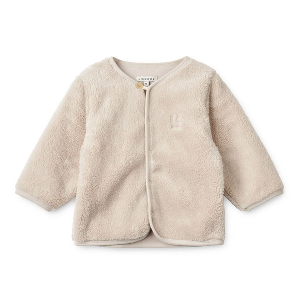 Liewood Benoit Baby Pile Jacke - Sandy - Jacke