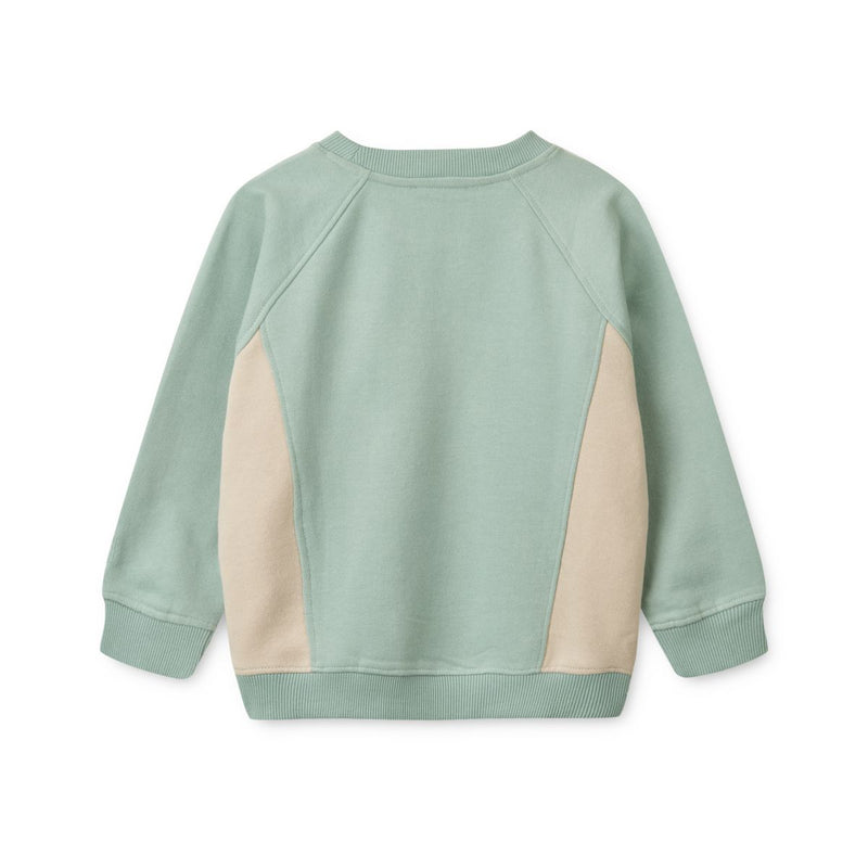 Liewood Aude Sweatshirt mit Aufdruck - Ice blue / Sandy - Sweatshirts