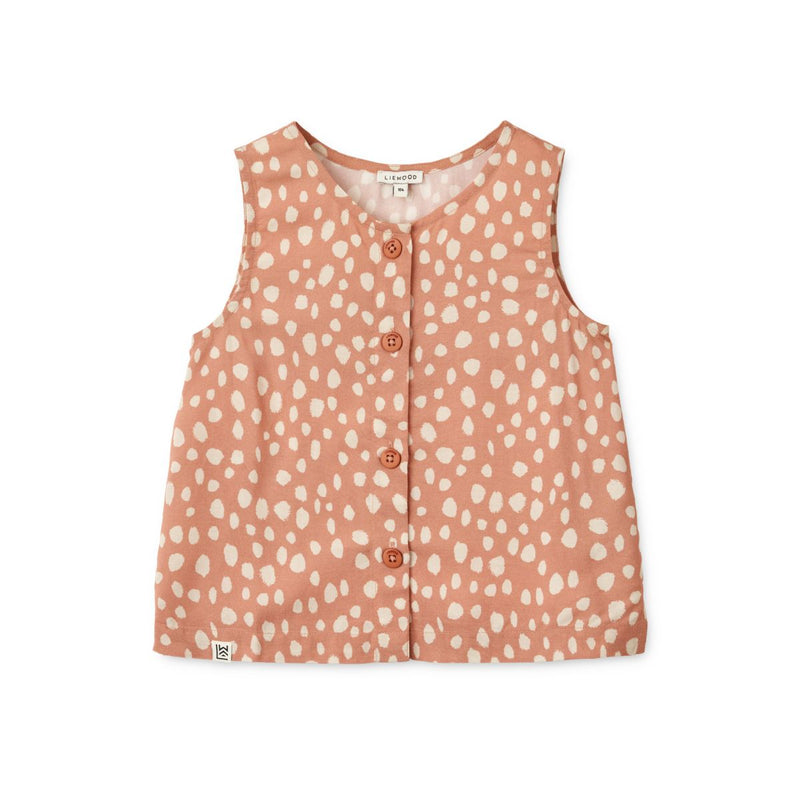 Liewood Rosanna Baumwolltop mit Print - Leo spots / Tuscany rose - Top