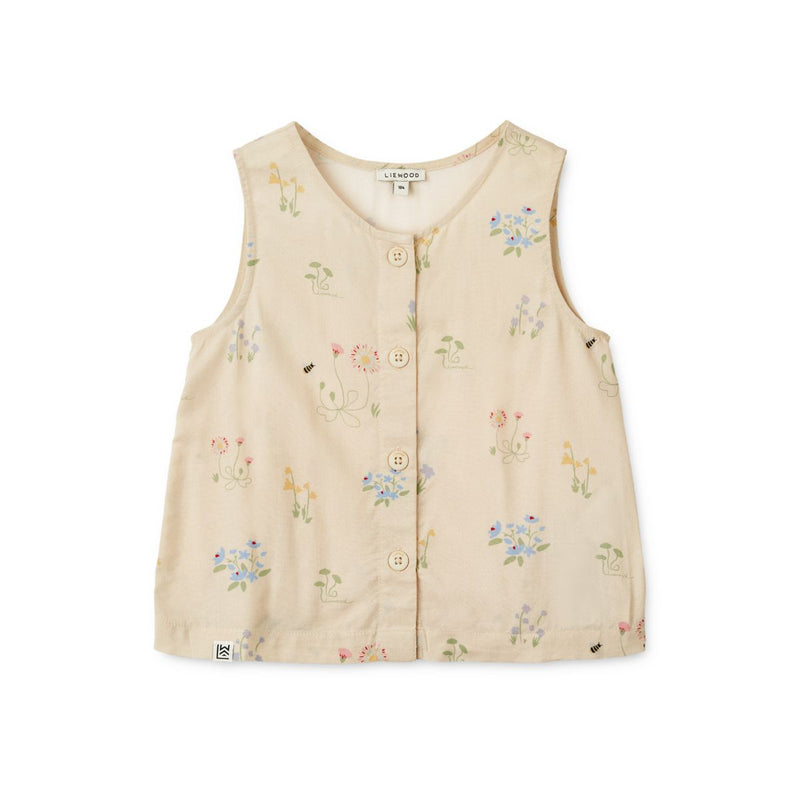 Liewood Rosanna Baumwolltop mit Print - Flora / Sandy - Top