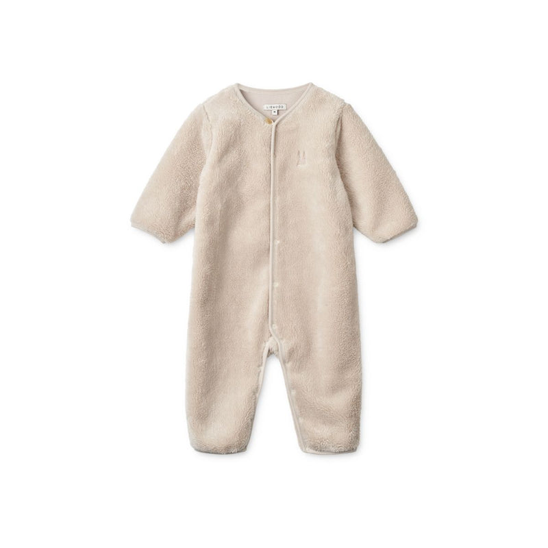 Liewood Bailey Baby Pile-Overall - Sandy - Jumpsuits