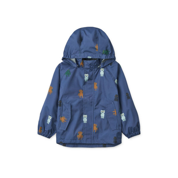 Liewood Pedia Jacke - Robots / Indigo blue - Jacke