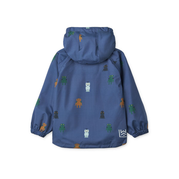 Liewood Pedia Jacke - Robots / Indigo blue - Jacke