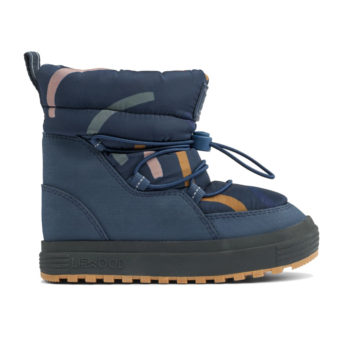 Liewood Zoey Schneestiefel - Graphic swirls / Classic navy - Schneestiefel