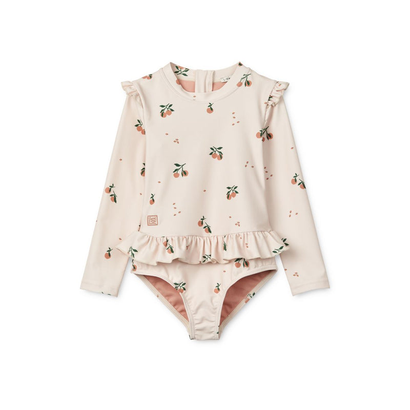 Liewood Sille Schwimm-Jumpsuit - Peach / Sea shell - Badeanzug