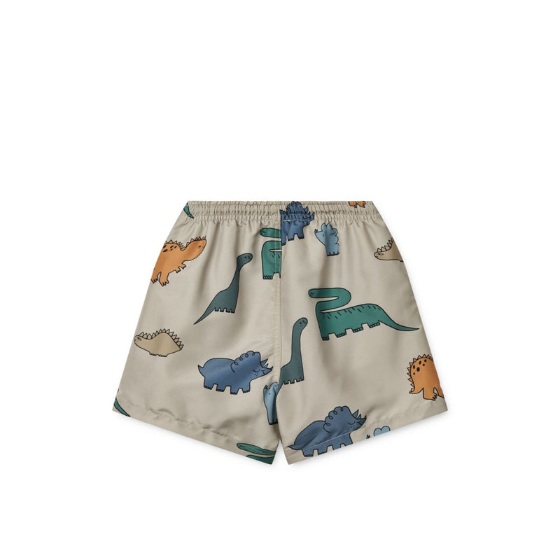 Liewood DUKE Bedruckte Boardshorts - Dinosaurs / Mist - Badeshorts