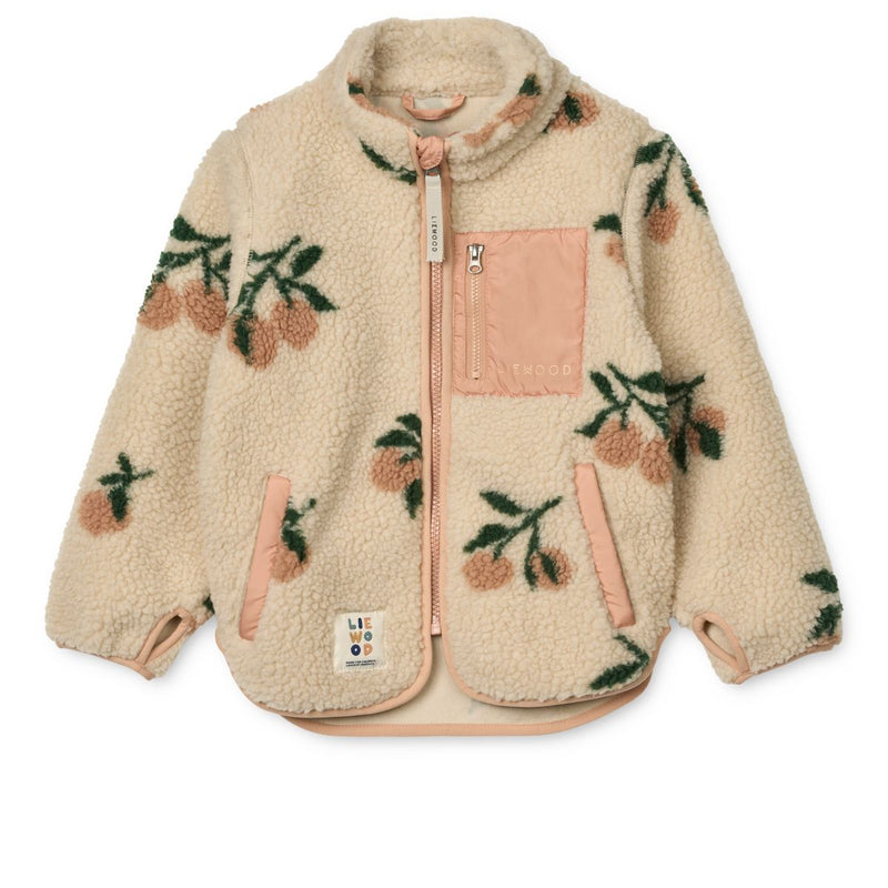 Liewood Nolan Fleecejacke - Peach / Sea shell - Jacke