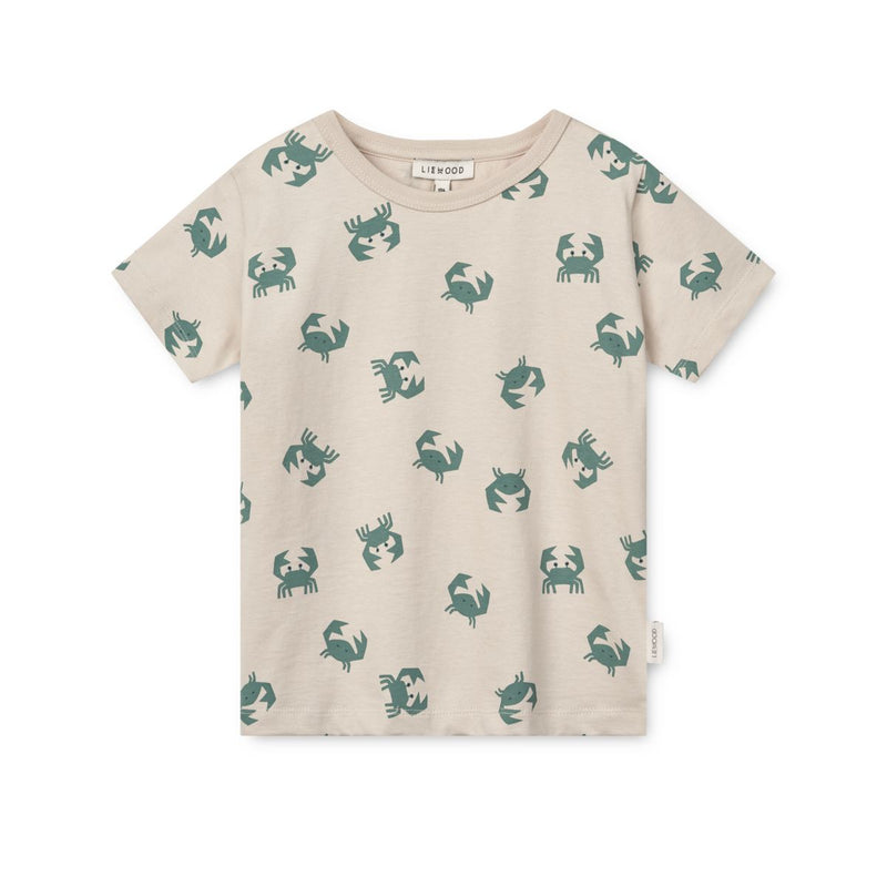 Liewood APIA Print T-Shirt - Crab / Sandy - T-shirt