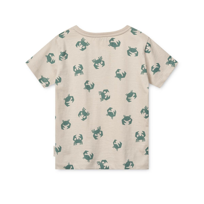 Liewood APIA Print T-Shirt - Crab / Sandy - T-shirt