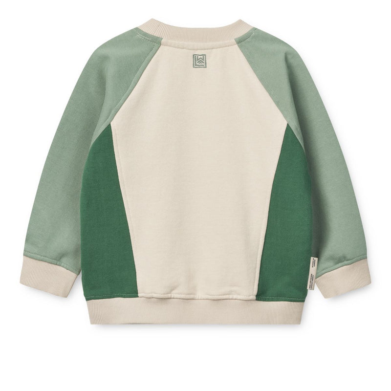 Liewood AUDE Placement Sweatshirt - Liewood peppermint / Sandy - Sweatshirts