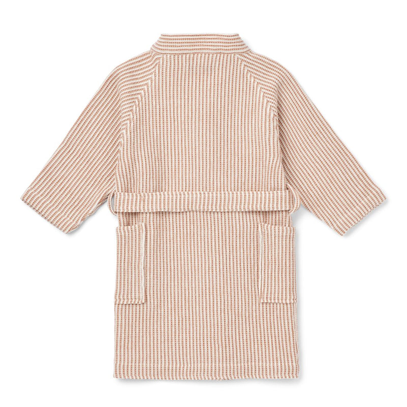 Liewood Bertha Bademantel - Y/D Stripe tuscany rose / creme de la creme - Bademantel / Poncho