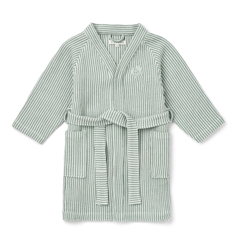 Liewood Bertha Bademantel - Y/D stripe Peppermint / Creme de la creme - Bademantel / Poncho