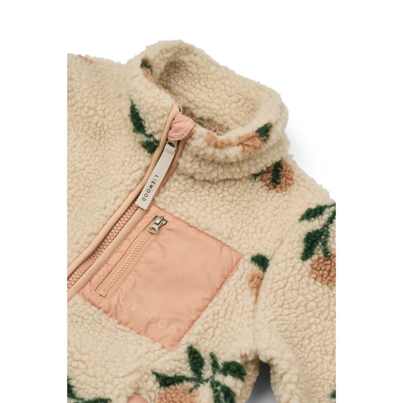 Liewood Nolan Fleecejacke - Peach / Sea shell - Jacke