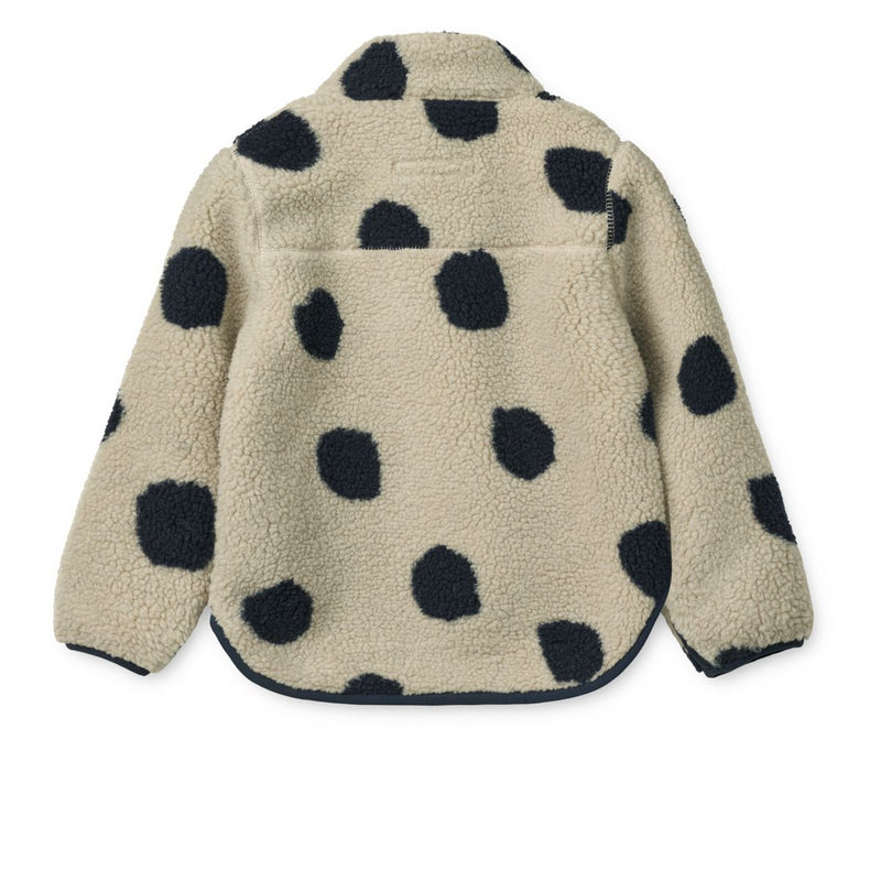 Liewood Noam Fleecejacke - Spot dots / Mist - Jacke