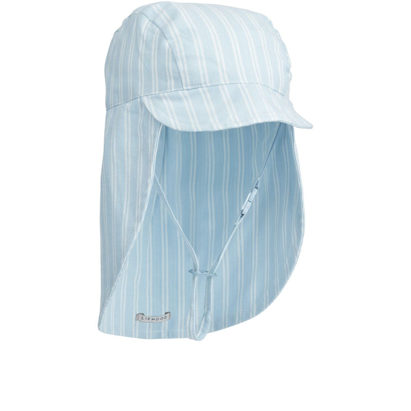 Liewood CECILIA Sonnenhut - Y/D stripe Pure sky / Creme de la creme - Hut & Kappe