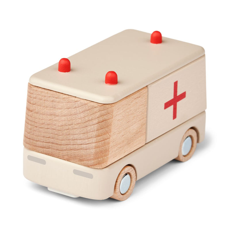 Liewood Village Krankenwagen - Aurora red / Sandy - Motorisch