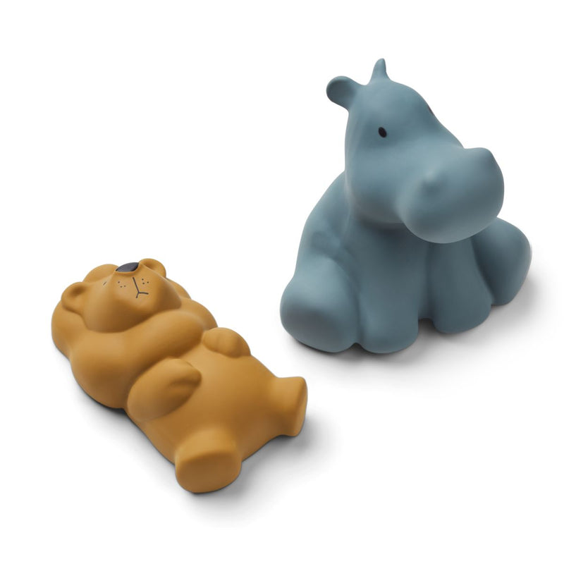 Liewood Vikky Badespielzeug 2er Pack - Safari/whale blue mix - Badespielzeug
