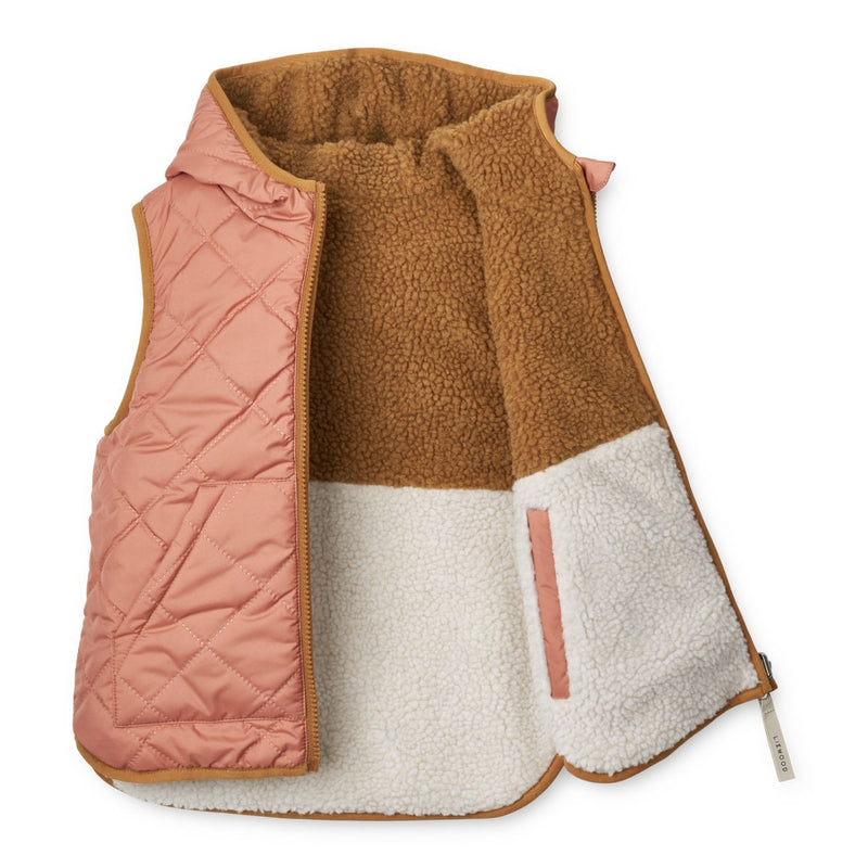 Liewood Diana Wendbare Weste - Tuscany rose mix - Vest