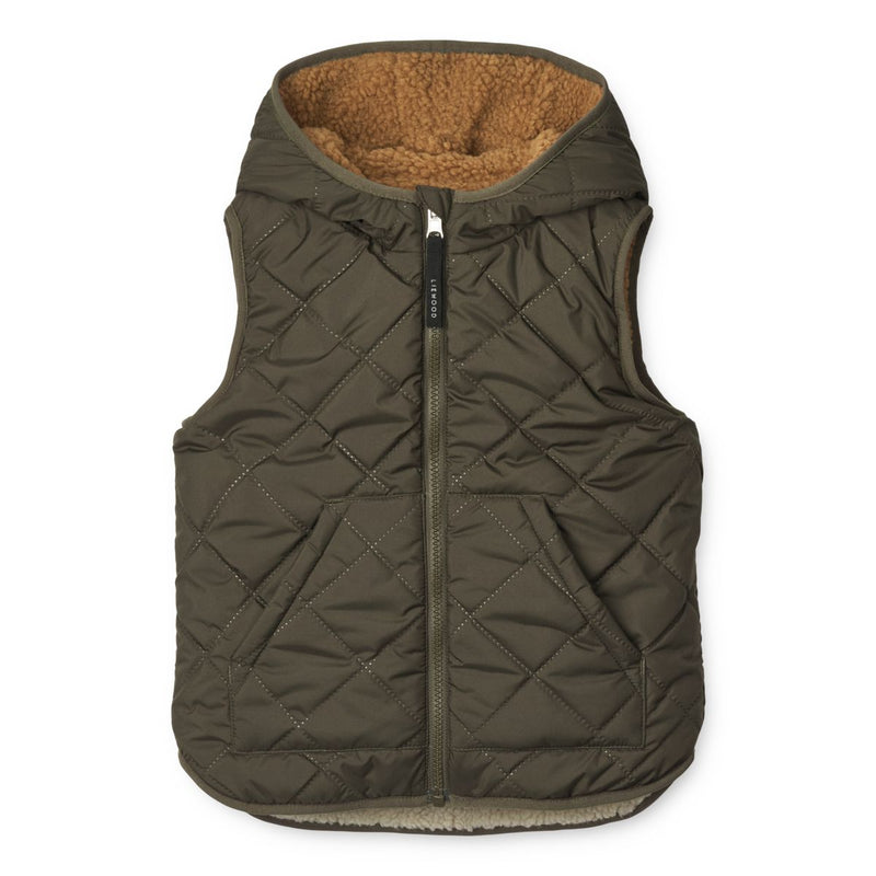 Liewood Diana Wendbare Weste - Army brown mix - Vest