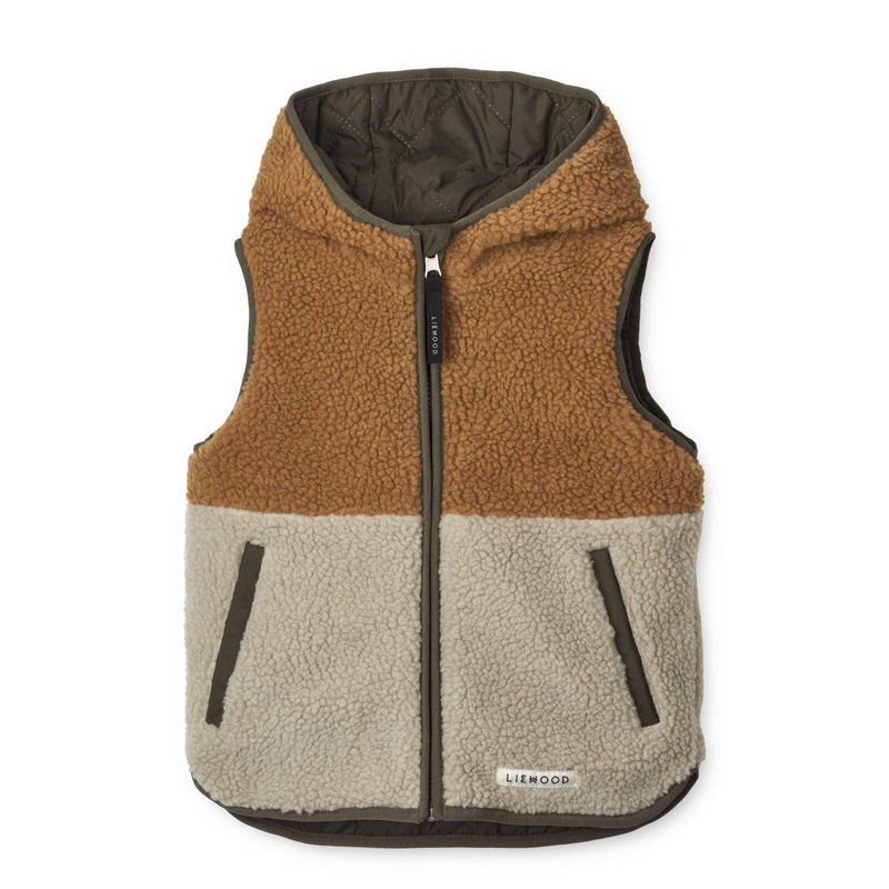 Liewood Diana Wendbare Weste - Army brown mix - Vest