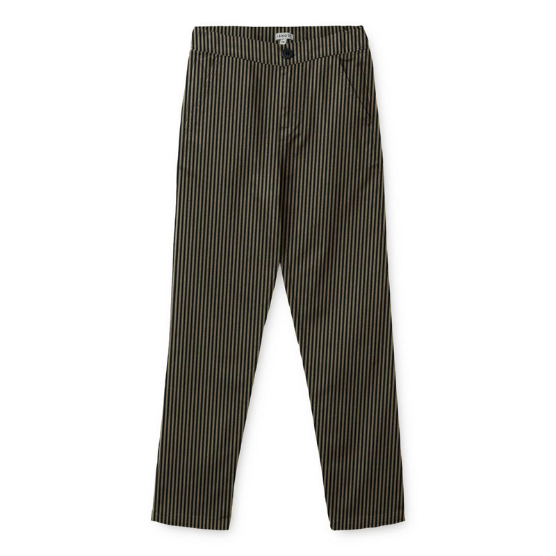 Liewood Bergamotte Hose aus angerautem Twill - Y/D Stripe Black panther / Stone beige - Hose