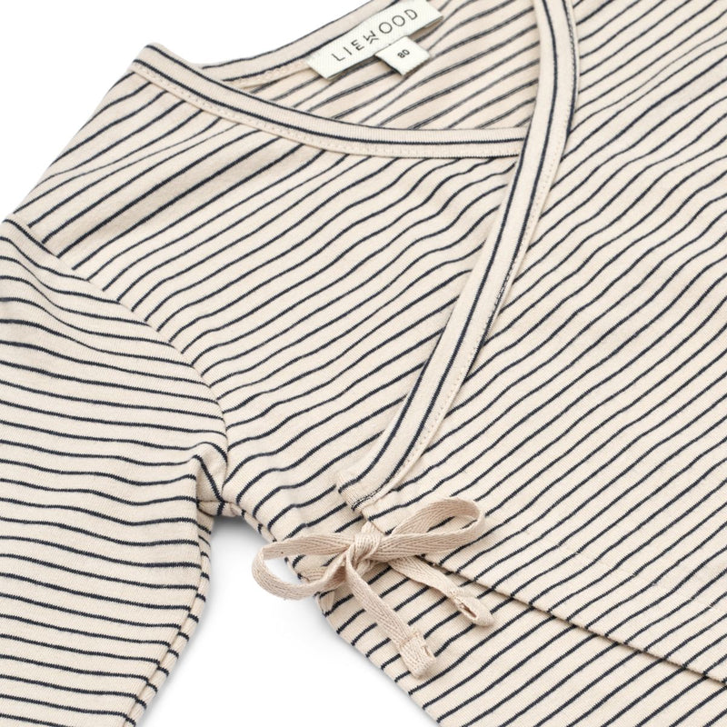 Liewood Bolde Strampler mit Streifen - Y/D Stripe Sandy / Classic navy - Jumpsuits