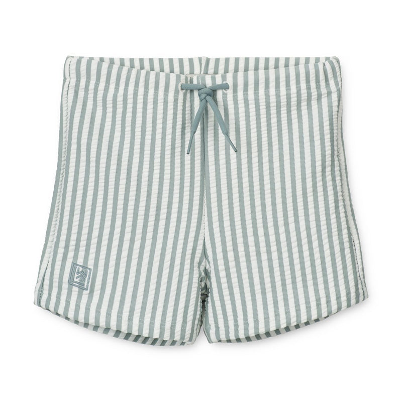 Liewood Otto Badehose - Y/D stripe: Sea blue/white - Badehose