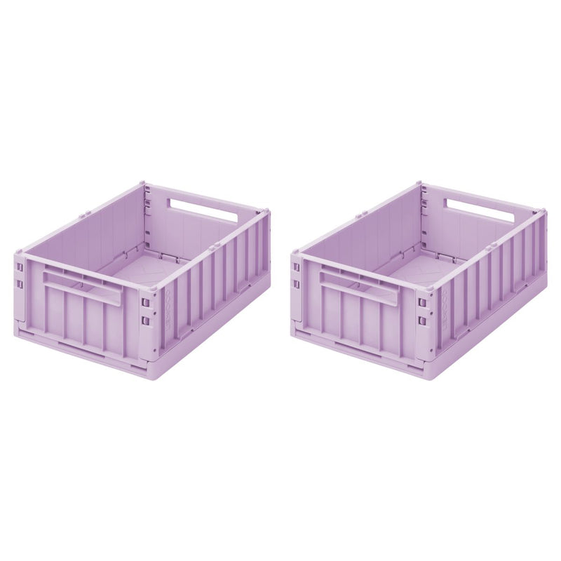 Liewood Weston Aufbewahrungsbox Medium 2er-Pack - Light lavender - Aufbewahrungsbox