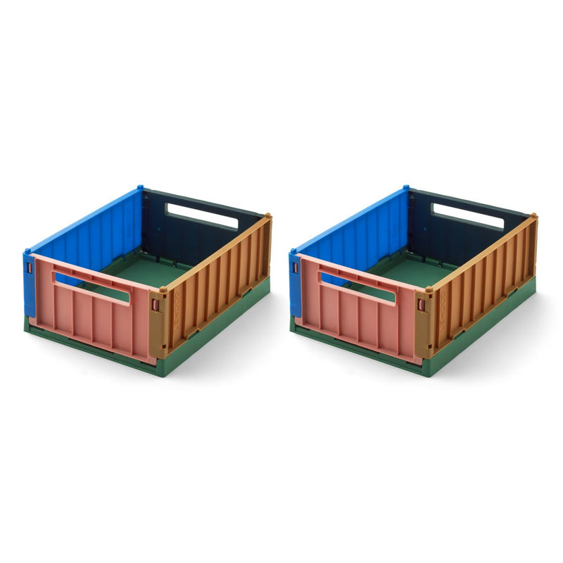 Liewood Weston Aufbewahrungsbox Klein 2er-Pack - Eden multi mix - Aufbewahrungsbox