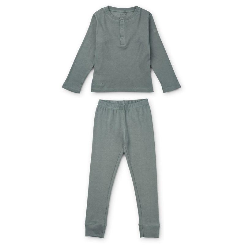 Liewood Wilhelm Pyjama-Set - Blue fog - Pyjama-Set