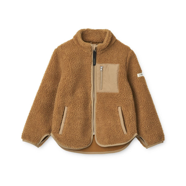 Liewood Nolan Fleecejacke - Golden caramel oat mix - Jacke