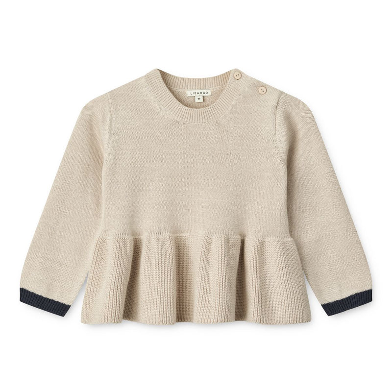 Liewood Esme Baby-Strickpullover - Sandy - Pullover